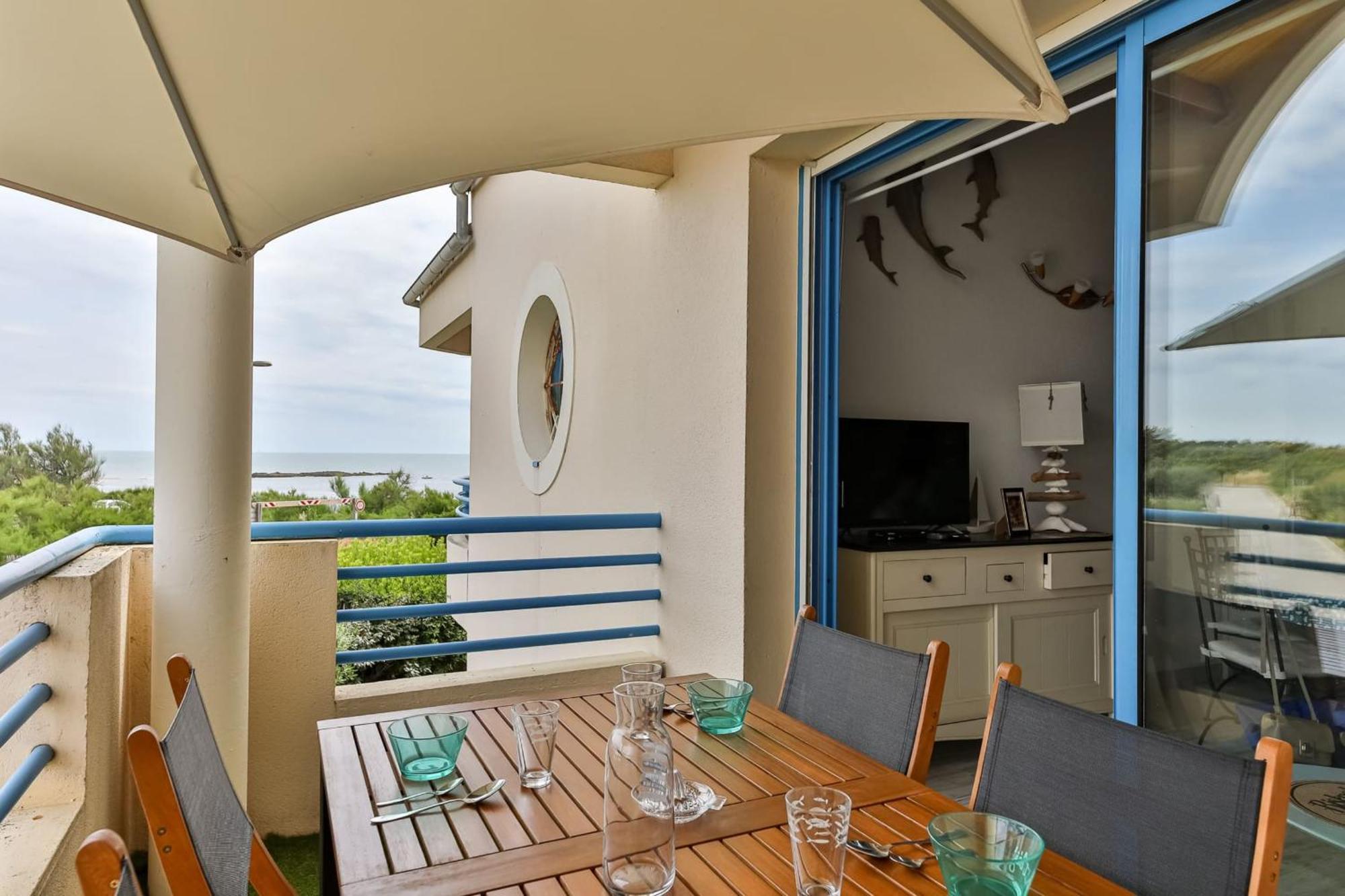 Un Balcon A La Mer - Studio Vue Sur Mer Bretignolles-sur-Mer Luaran gambar